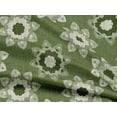thumbnail image 5 of oneOone Rayon Light Green Fabric Block Dress Material Fabric Print Fabric By The Yard 56 Inch Wide-3C, 5 of 8