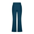 thumbnail image 5 of HXWCHs Women's DriMore Core Yoga Pants Relaxed Fit Active Workout Lounge Pants Blue XS, 5 of 5