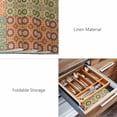 thumbnail image 6 of Placemats 1 Pack, Abstract Floral Woven Placemat, Linen Place Mats for Kitchen/Dining Tables, Vintage Ethnic Tribe Abstract Art Washable Table Mats for Party, 6 of 8
