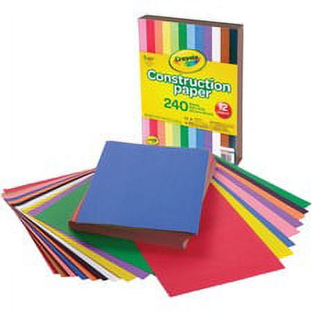 18X24 Construction Paper 48 Sheets - Light Blue – Educational Toy