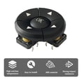 thumbnail image 3 of 5 Way Switch Direction Combination DIP Switch Office With Cap Button Control Indoor Home Durable Instrument Impact Resistant ABS, 3 of 5