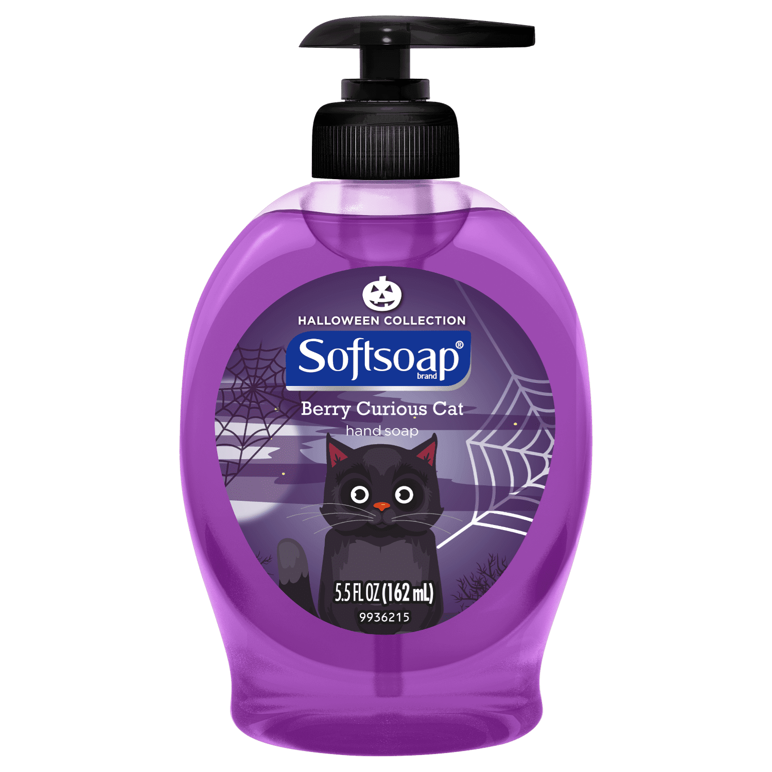 Softsoap Liquid Hand Soap Pump, Halloween Collection Berry Curious Cat