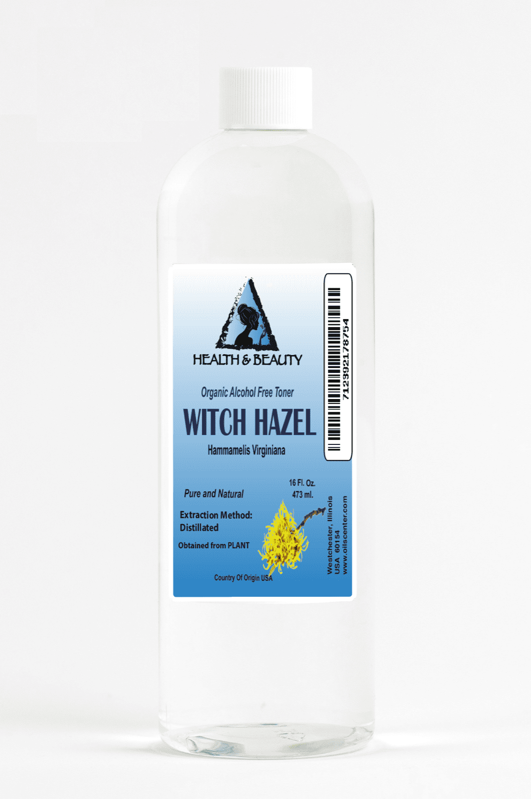 Witch hazel distillate face toner all natural 32 oz