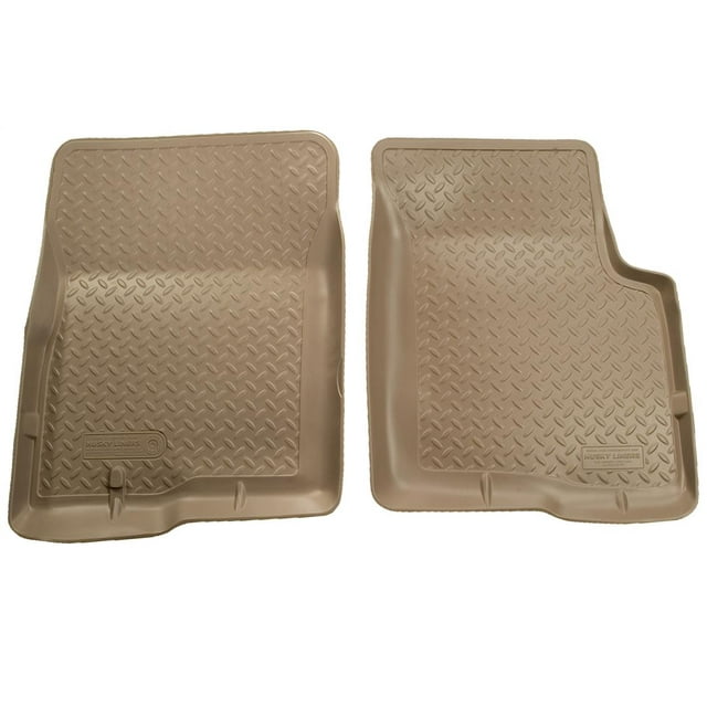 Husky Liner 35113 Classic Style Series Thermoplastic Elastomer Tan Front Floor Liners