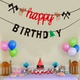 thumbnail image 2 of Happy Birthday Banner Happy Birthday Flag Banner Party Letter Banner Non-woven Fabrics Banner Child, 2 of 5