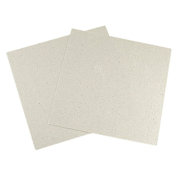 2 Piezas de Placas de Mica de 12 x 12 cm para Horno de Microondas