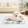 thumbnail image 6 of Pet Cooling Pad Foldable Self Cooling Mat Breathable Pet Cushion Sleep Pad for Dogs and Cats Oversized Flowers Pattern M, 6 of 9