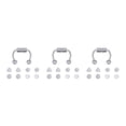thumbnail image 1 of Guardoinrt Xiangbala Magnetic Fake Septum Nose Rings Hoop for Women Chic and Sophisticated Acrylic Silver 3Set, 1 of 6