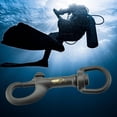 thumbnail image 3 of Gancho simple giratorio de material acero inoxidable, clips de buceo resistentes, hebillas de para comederos de pájaros Cadenas para mascotas Correas kusrkot mosquetón, 3 of 8