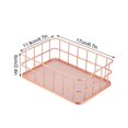 thumbnail image 4 of Fdit Rose Gold Iron Storage Basket Organizer Storage Holder Desktop Decor, Iron Storage Basket, Storage Holder, 4 of 9