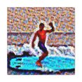 thumbnail image 1 of Surfing the Pointillism - Canvas, 1 of 10