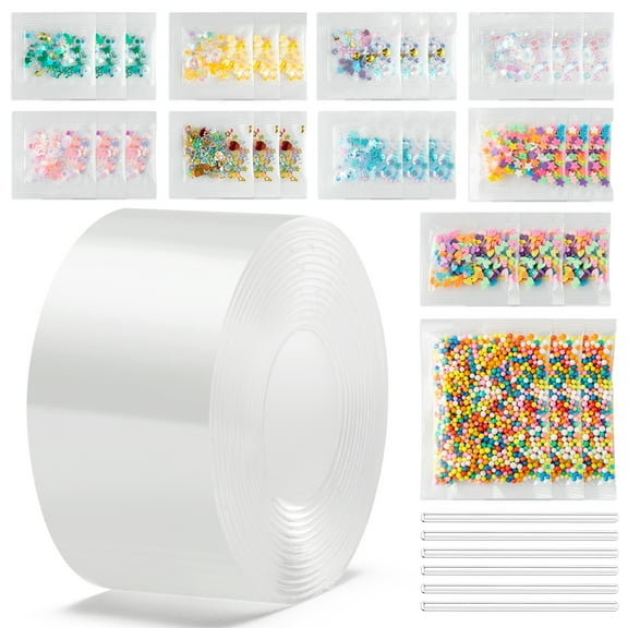 37PCS Nano Adhesive Tape Set for DIY Crafts,High Sticky Nano Tape