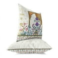 thumbnail image 5 of Mughal Paradise Indoor/Outdoor Pillow with Removable Cover in White 18x18, 5 of 6