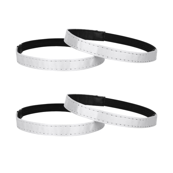 INSPIRE CHIC Women's Halloween Anti-Slip Elastic Shoe Ankle Straps Detachable Shoe Strap Band for Heels White 24.5cm/9.65"