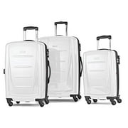 Samsonite Winfield 2 Hardside Expandable Luggage with Spinner Wheels, Brushed White, 3-Piece Set (20/24/28)