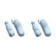 thumbnail image 3 of Paraguas Plegable Injueey Impermeable 5 Pliegues Mini Sombrilla a Prueba de Viento Azul Claro 2Conjunto, 3 of 6