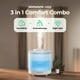thumbnail image 3 of Homvana - Humidificadores pequeños para recámara, 2 paquetes de 1,8 l de niebla fría humidificador de relleno superior para guardería, difusor de aceite esencial, 3 en 1 para plantas domésticas, 3 of 5