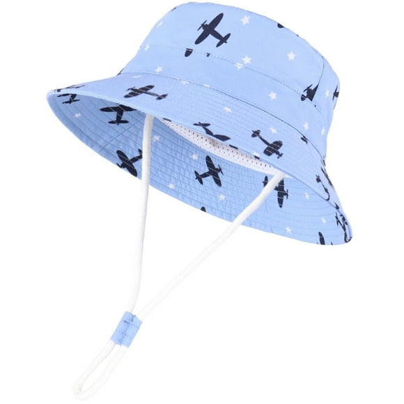 WEIYLL Baby Newborn Hats Baby Upf 50 Outdoor Adjustable Beach Wide Brim Kids Daily Drawstring Kids Baby Sun Cap