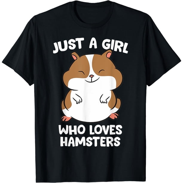 Just A Girl Who Loves Hamsters Cute Hamster Girl playera