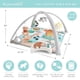 thumbnail image 3 of The Peanutshell Unisex Baby Play Gym & 7-in-1 Play Mat - Playmat Baby Toys 0-6, 6-12 Months Tummy Time Mat with Hanging Toys, Soft Padded Mat for Newborns, Infants - Safari, 3 of 5