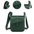 thumbnail image 6 of Segolike Leather Shoulder Bag Adjustable Strap Purse for Woman and Man Commuting Business green, 6 of 8