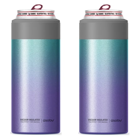 ASOBU FC3GUNICONE Slim Can Kuzie (Unicorn)  2 Pack