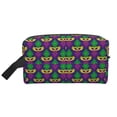 thumbnail image 2 of Uemuo Mardi Gras Carnival3 Pattern Portable Toiletry Bags with Handle, Waterproof travel Make up Bags for Women, Large Capacity Travel Cosmetic Bags, 2 of 9