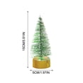 thumbnail image 2 of Fiudx Artículos en oferta con ofertas flash Árbol de Navidad de cedro para escritorio, pequeño árbol de Navidad, regalos, 2 of 2