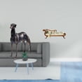 thumbnail image 2 of Estatua de perro de resina,Estatua de perro de resina con forma de animal,Sofá en miniatura para muñecas,Muebles de casa de muñecas a escala 1/12,modelo de sofá de madera,decoración,1/12, 2 of 8