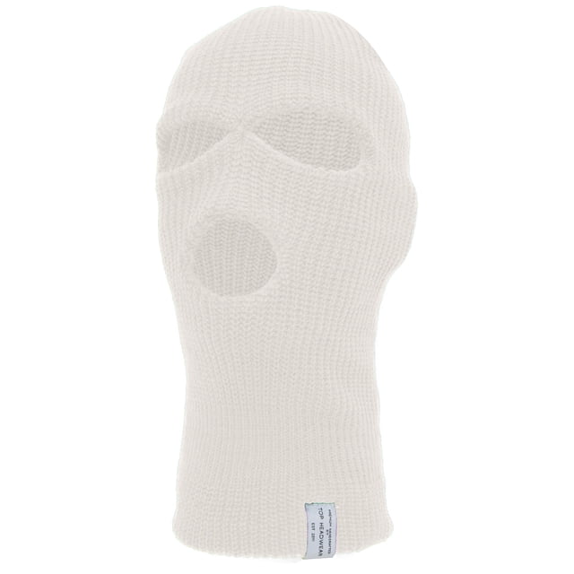 Máscara de esquí de invierno de 3 agujeros de Top Headwear - blanco TOP HEADWEAR Máscara de esquí