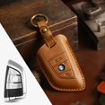 thumbnail image 1 of Car Key Fob Cover Case Protector For BMW Car Key Case Fob Cover Leather Handmade Blade Key, 1 of 19