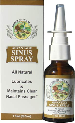 Advantage Sinus Spray Natural Cleansing & Lubricating Nasal Spray. 1 fl oz