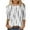 White, variant on felwors 3/4 Sleeve Tops for Women Floral Paisley Print Tees Shirts Trendy Ladies Blouses Dressy Casual Clothing 2025 White, M