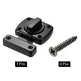 thumbnail image 3 of Uxcell Rotate Bolt Latch, Zinc Alloy Door Lock Gate Latches, 2.6x2" Black 1Pack, 3 of 6