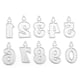 thumbnail image 1 of Troquel de corte de tarjeta DIY Ormromra Acero al carbono 0-9(039) 1 ud, 1 of 2