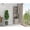 Light Gray, variant on Space - Efficient Design with Double Doors / In Corner Spaces / Light Gray Bar Cabinet with Easy Access