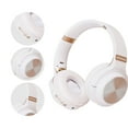 thumbnail image 3 of Bluetooth Headphones Over Ear, 65 Hours Playtime Wireless Headphones with Microphone, Foldable Lightweight Headset with Deep Bass,HiFi Stereo Sound for Travel Work Cellphone, 3 of 6