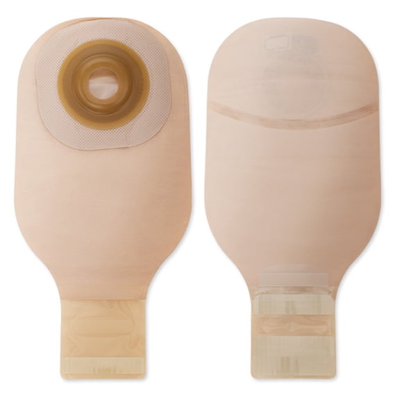Premier Flextend Ostomy Pouch Drainable 1.5" Stoma 12"L 1pc System Beige 8665, 5 Ct