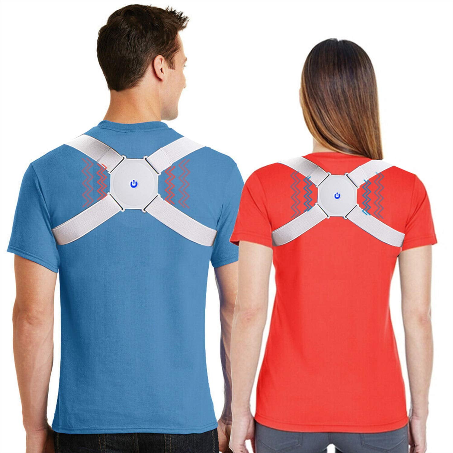 EIMELI Smart Posture Corrector with Intelligent Sensor Vibration