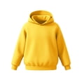 thumbnail image 5 of Resicozy Hoodies for Teen Girls Long Sleeve Pullover Sweatshirt Trendy Cute,Fall Winter Outfits,Soft Comfort,Back to School Clothes 3-14 Years Yellow 160, 5 of 9