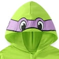 thumbnail image 6 of Nickelodeon Teenage Mutant Ninja Turtles Donatello Cosplay Hooded Coverall (Boys), Sizes 2T-8, 6 of 8