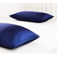 thumbnail image 4 of 2-Pack Satin Pillowcases for Hair and Skin,Satin Pillow Covers with Envelope Closure, 4 of 7