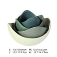 thumbnail image 3 of Bol à Fruits 1 Ensemble Rangement Design Floral Utile en Forme de Lotus Plateau Organisateur de Collations, 3 of 5
