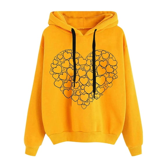 Zkozptok Sweatshirt For Women Casual Loose Hooded Sweatshirts Womens Winter Fall Long Sleeve Hoodie