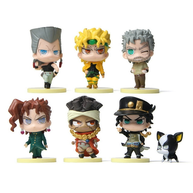 Figura de anime de la colección de juguetes Jojos Bizarre Adventure, 7 piezas