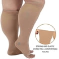 thumbnail image 4 of Wide Fit Compression Socks - Medical Grade Support for Men & Women, 4 of 5