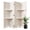 White, variant on Room Divider with Shelves Folding Privacy Screen, Freestanding Wood Partition Wall for Home Office Bedroom No Assembly Required