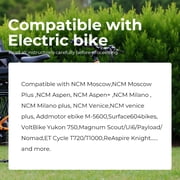 YOSE POWER 48V 16Ah Ebike Reention Dorado Plus Ebike Battery 48V Replacement Battery for Aventon Pace 500 Lithium Batteries Compatible with NCM Moscow Magnumbikes Electric Bike