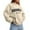 Beige, variant on XINXIAOO Womens Hoodies Long Sleeve Hoodie Pullovers for Women Oversized Sweatshirt for Women Khaki Sweatshirts for Women Fall Outfit Streetwear Clothes