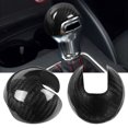 thumbnail image 5 of Embellecedor de cubierta de perilla de palanca de cambios de coche de fibra de carbono para Audi A3 S3 2012-2018, 5 of 5